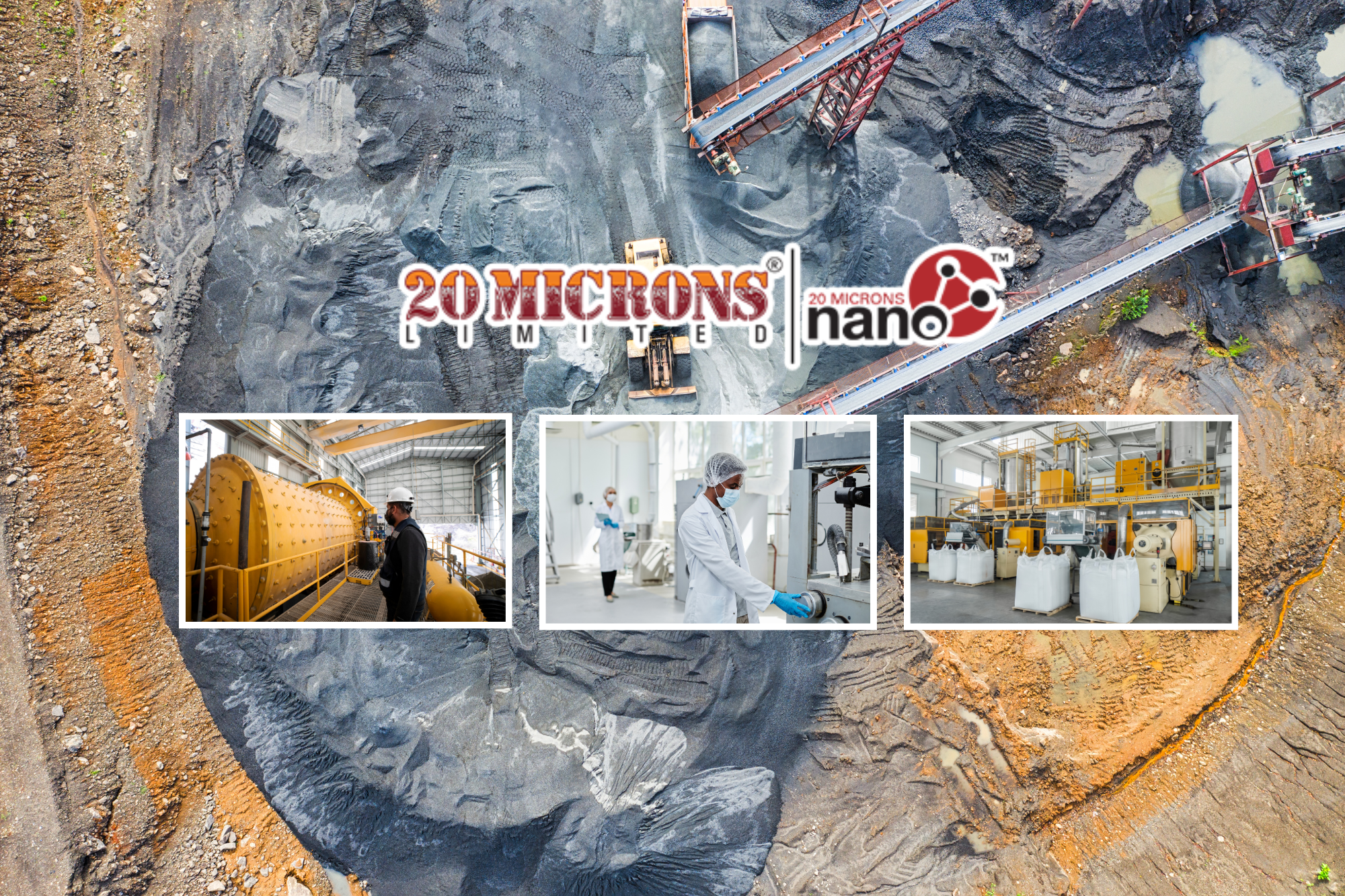 Rubber, plastics and paint minerals